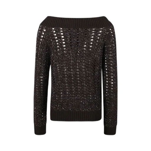 Sequin-Embellishment Sweater