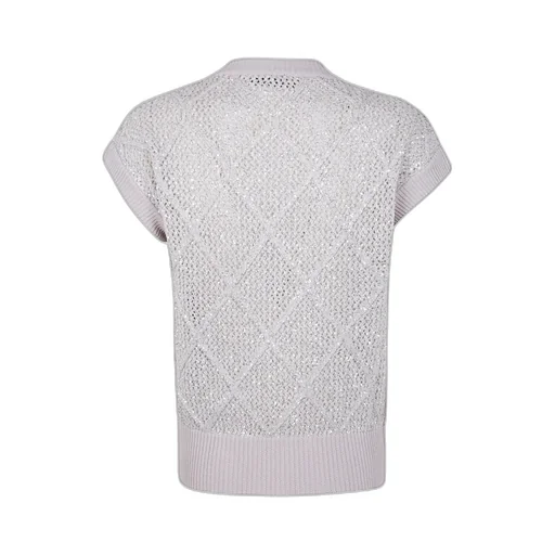 Rhombus Sequin Knitwear