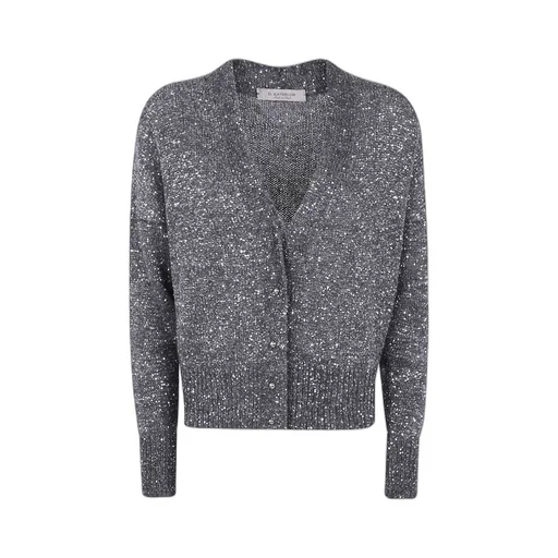 Sequined Short Cardigan