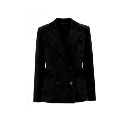 Corduroy Double-Breasted Blazer