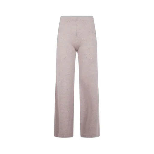 Sequined Elastic-Waist Pants