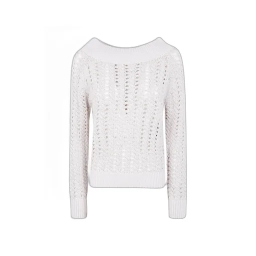 Braid Crystal Boatneck Sweater
