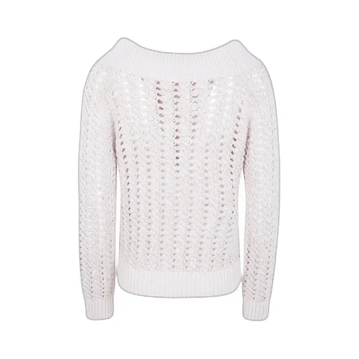 Braid Crystal Boatneck Sweater