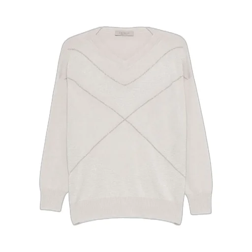V-Neck Embellished Knitwear