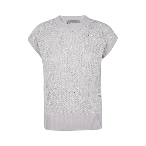 Rhombus Sequin Knitwear