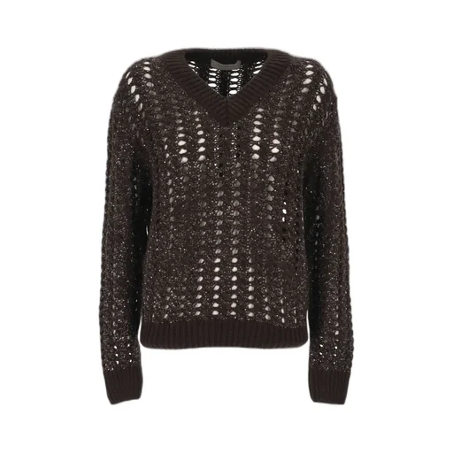 V-Neck Long-Sleeved Sweater