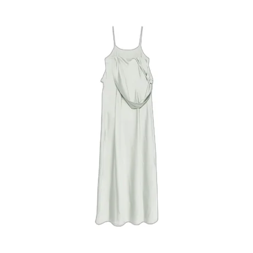 Draped Slip Dress