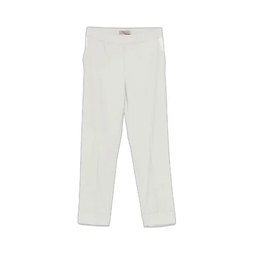 Elastic Waist Cropped Pants