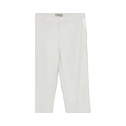 Elastic Waist Cropped Pants