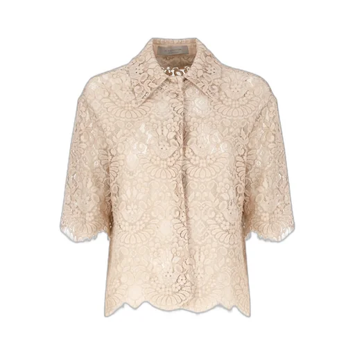 Lace Short Sleeve Top