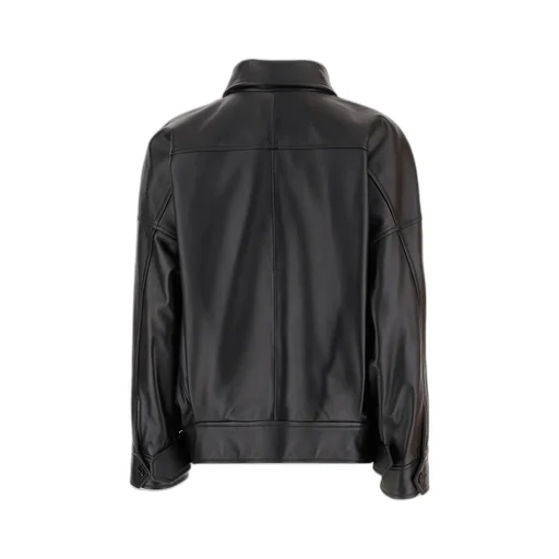 Zip-Up Leather Jacket