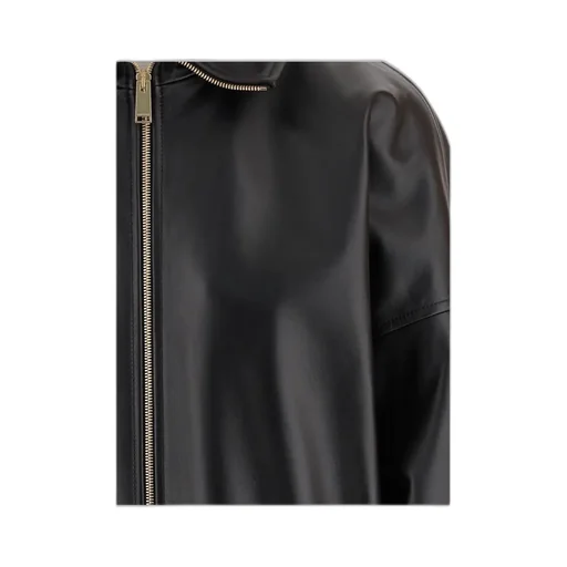 Zip-Up Leather Jacket