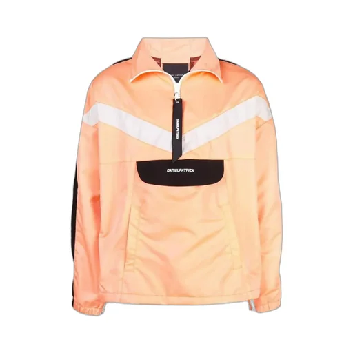 Logo Spliced Casual Jacket