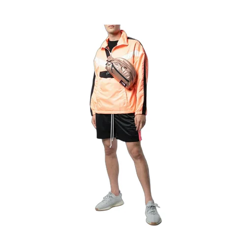 Logo Spliced Casual Jacket
