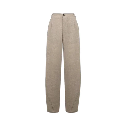 Wide-Leg Wool Pants