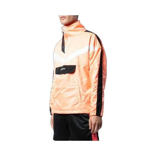 Logo Spliced Casual Jacket