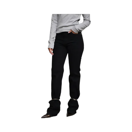 Straight Leg Fitted Jeans