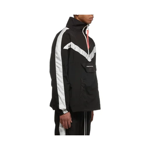Striped Trimmed Casual Jacket