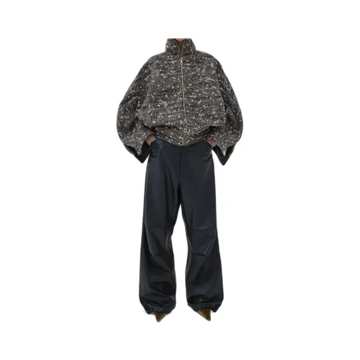 Celine Boucle Aviator Bomber Coat
