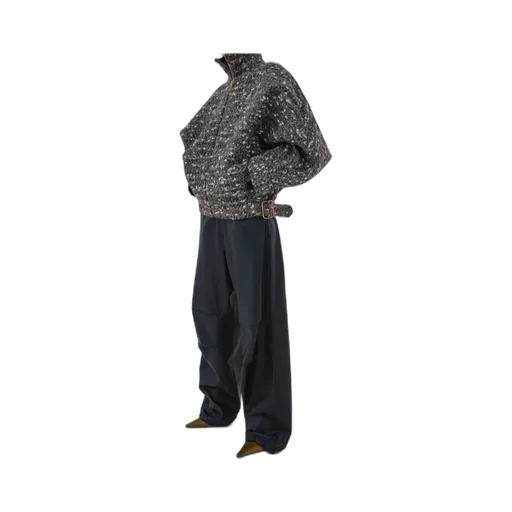 Celine Boucle Aviator Bomber Coat