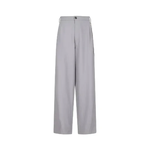 Chain-Detailed Straight Trousers