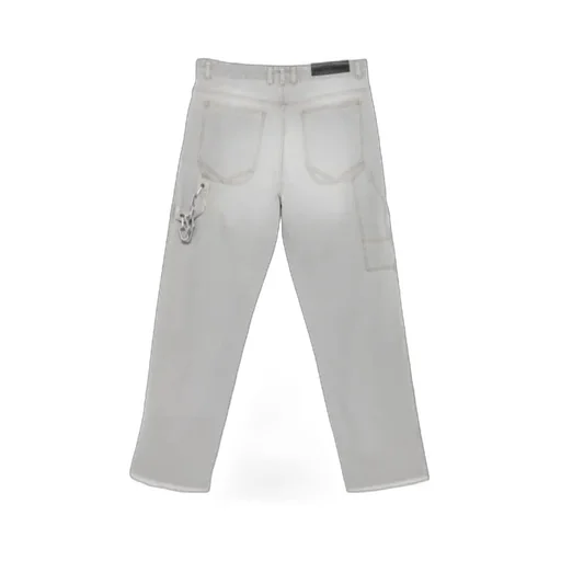 John Chain Adorned Worker Jeans