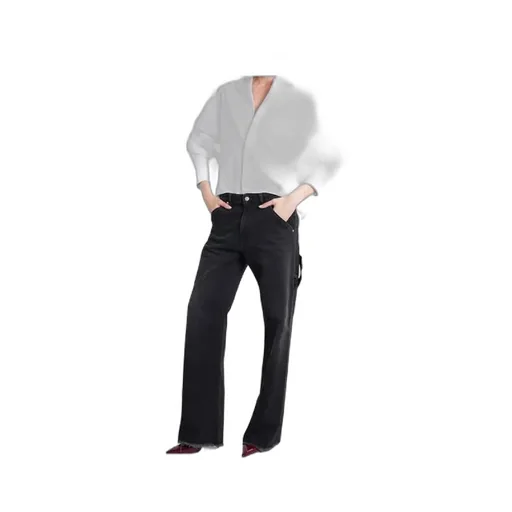Frayed Pocket Jeans