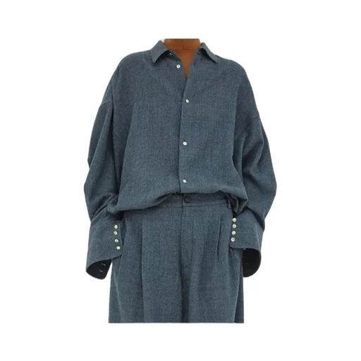 Georgia Detachable Scarf Japanese Shirt
