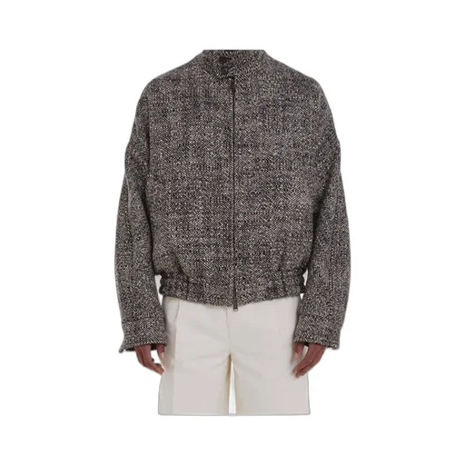 Herringbone-Pattern Jacket