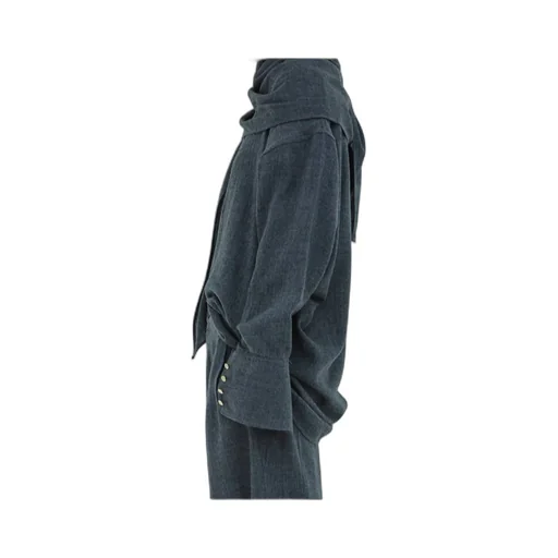 Georgia Detachable Scarf Japanese Shirt