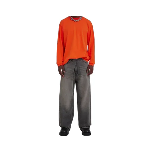 Ined - Fold Over Denim / Black