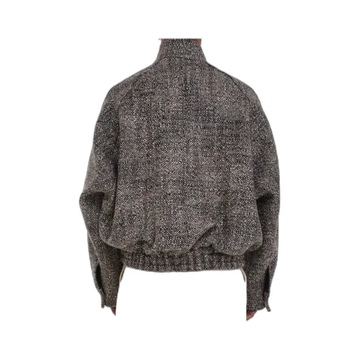 Herringbone-Pattern Jacket