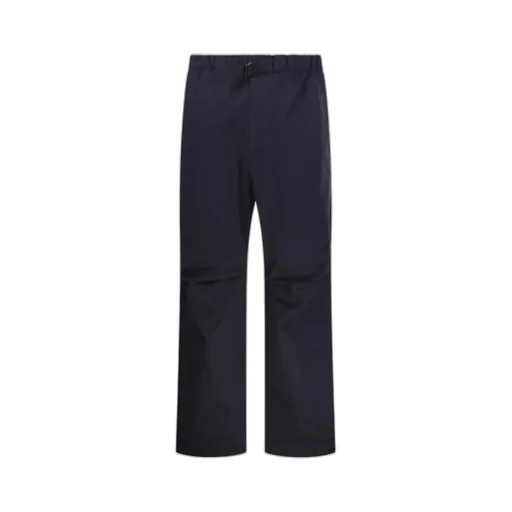 Buckle-Fastening Straight-Leg Trousers