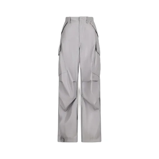 Wide-Leg Work Pants