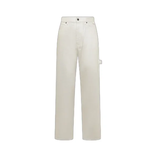High-Waisted Straight-Leg Jeans