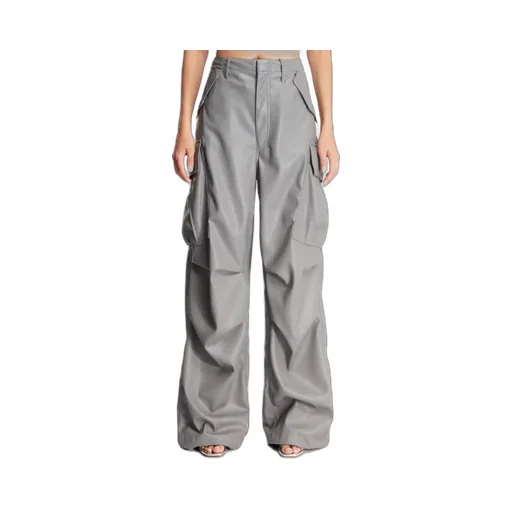 Wide-Leg Work Pants