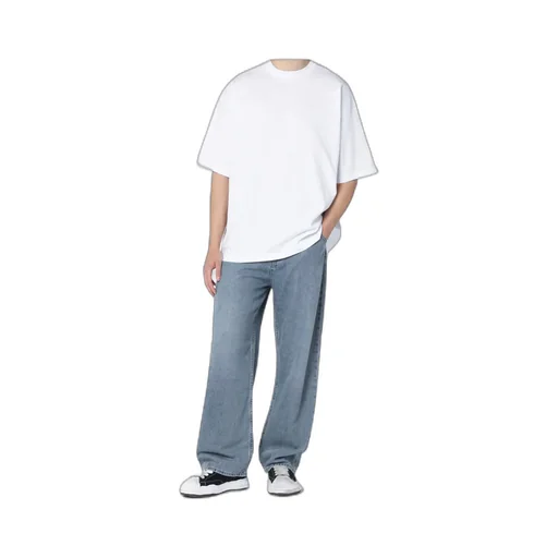 Wide-Leg Donte Blue Washed Jeans