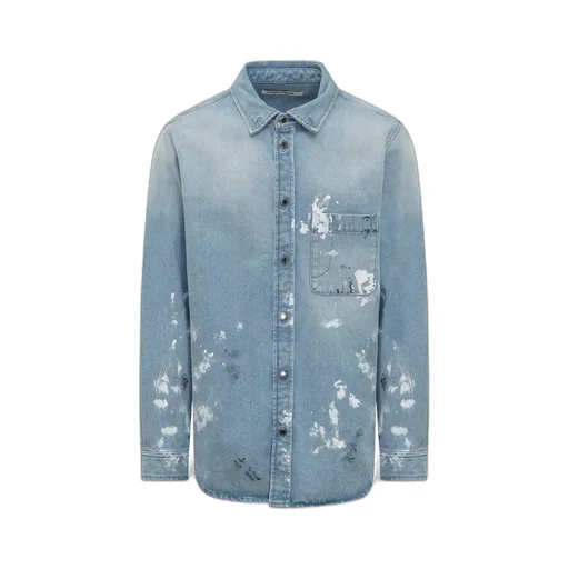 Distressed Denim Shirt