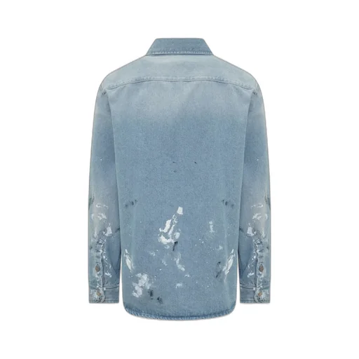 Distressed Denim Shirt