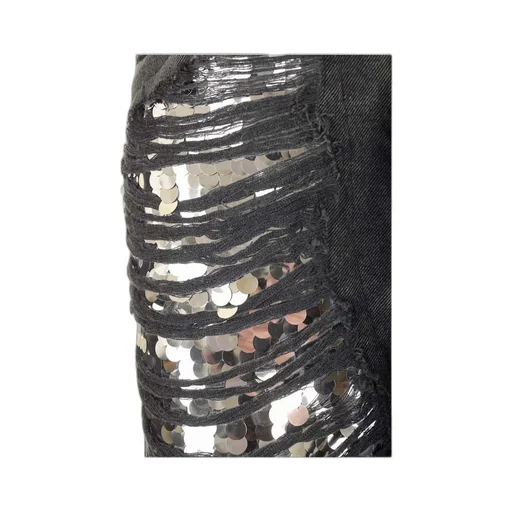Karen Distressed Sequin Jeans
