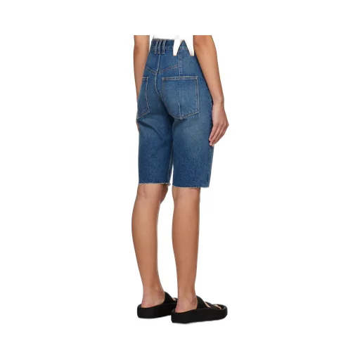 Gina High-Rise Denim Shorts