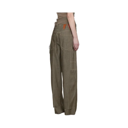 Lisa Chain Adorned Loose Fit Carpenter Jeans