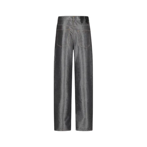 Chain Detail Wide-Leg Pants