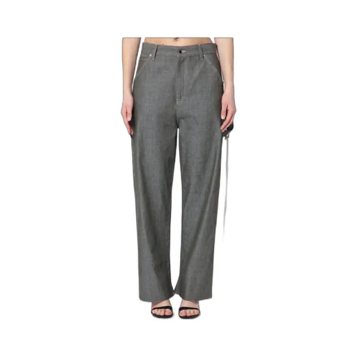 Lisa Chain Adorned Loose Fit Carpenter Jeans