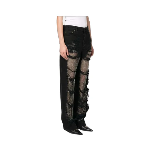 Karen Embellished Distressed Jeans