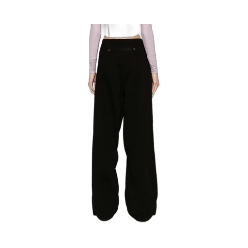 Drawstring-Waistband Cotton Trousers