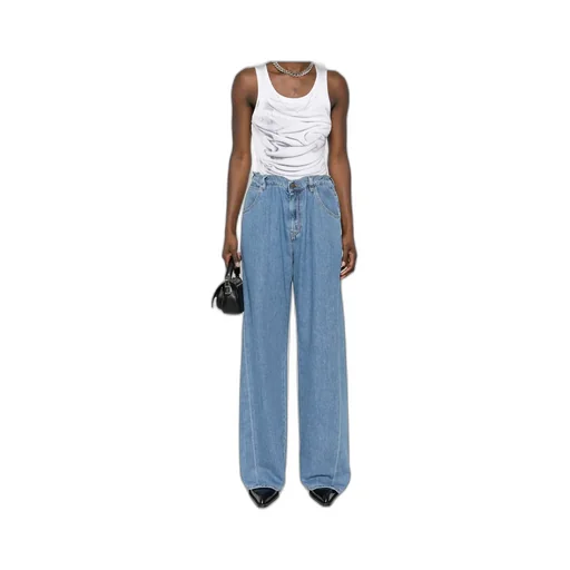 Iris Mid-Rise Wide-Leg Jeans
