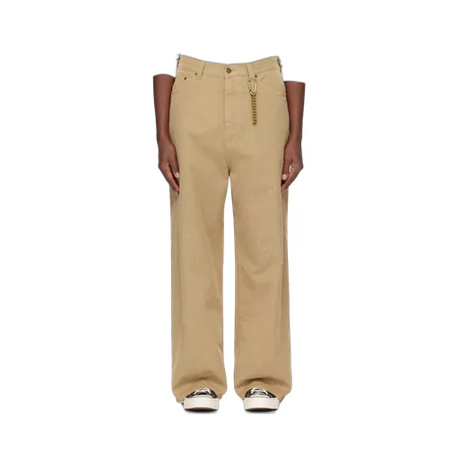 Stretchless Wide-Leg Jeans