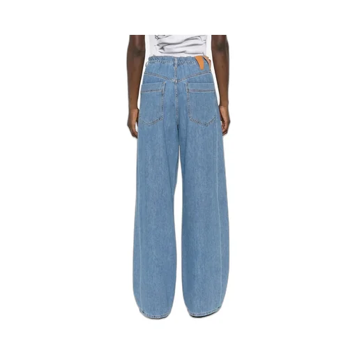 Iris Mid-Rise Wide-Leg Jeans