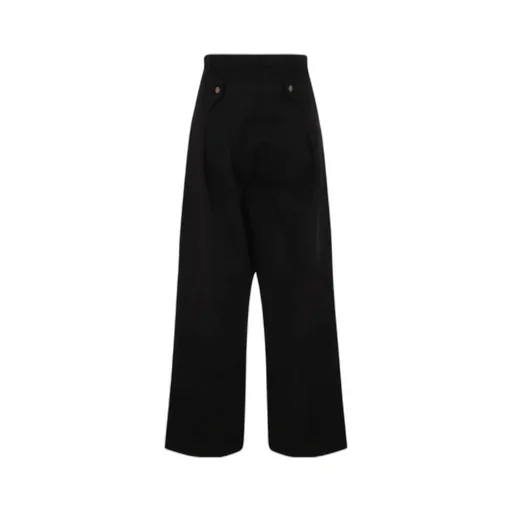 Drawstring-Waistband Cotton Trousers